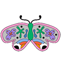 Butterfly Papillon Sticker