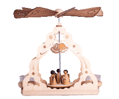 Weihnachtspyramide Sticker by Kuhnert