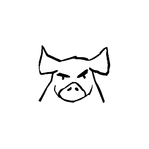 Angry Sticker by Piggy