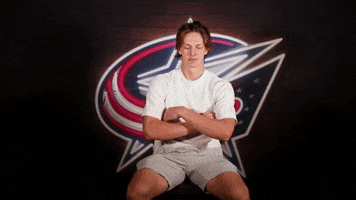 Angry Johnson GIF by Columbus Blue Jackets
