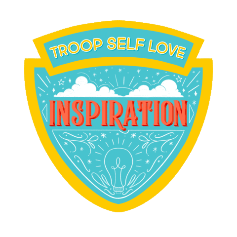 Troopselflove Sticker by BlogSavvy