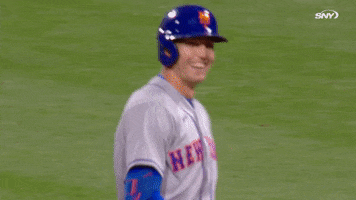 New York Mets Laughing GIF by SNY