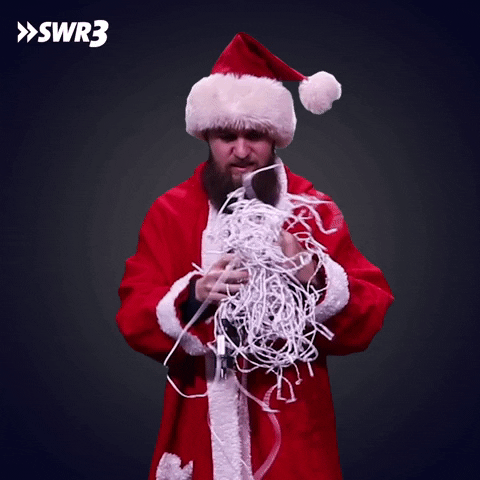 Merry Christmas Rage GIF by SWR3