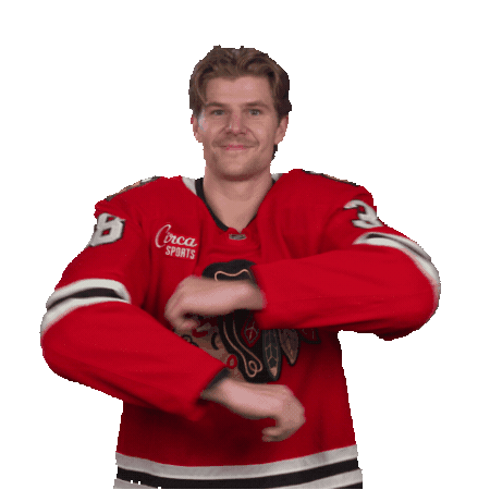 Arms Crossed Sticker by NHLBlackhawks