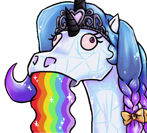 unicorn rainbow gif