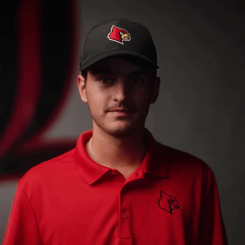 Point Moss GIF by Louisville Cardinals