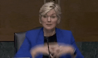 Excited Jennifer Granholm GIF by GIPHY News