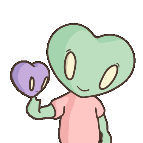 I Love You Hearts Sticker by LT3 Creations