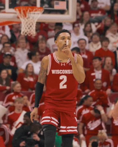 College Basketball Celebration GIF by Wisconsin Badgers