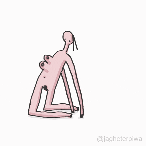 Yoga Pose GIF by jagheterpiwa