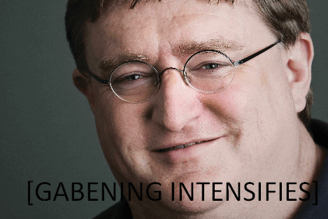 Giphy - shaking gabe newell GIF