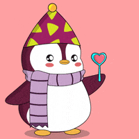 I Love You Hearts GIF by Pudgy Penguins
