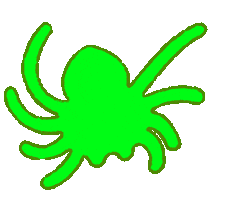 Halloween Spider Sticker by Katie Jones