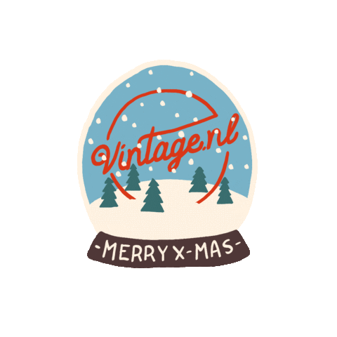 Merry Christmas Sticker by Vintage.nl