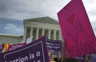 Supreme Court Abortion Protest GIF by GIPHY News