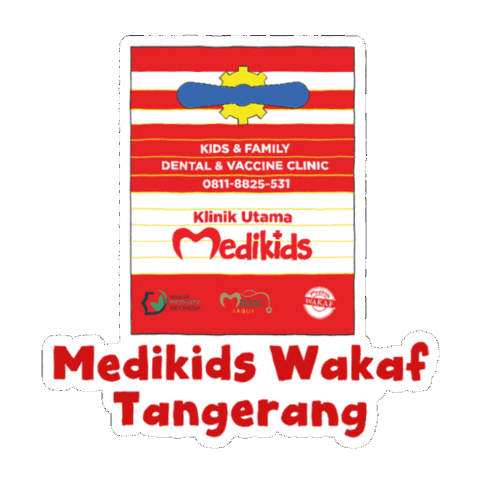 Kids Tooth Sticker by MHDC Clinic Group