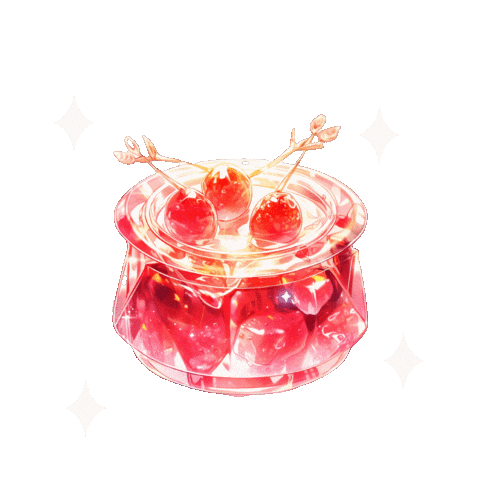 Cherry 赤 Sticker