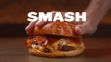 Burger Smash GIF by GOIKO