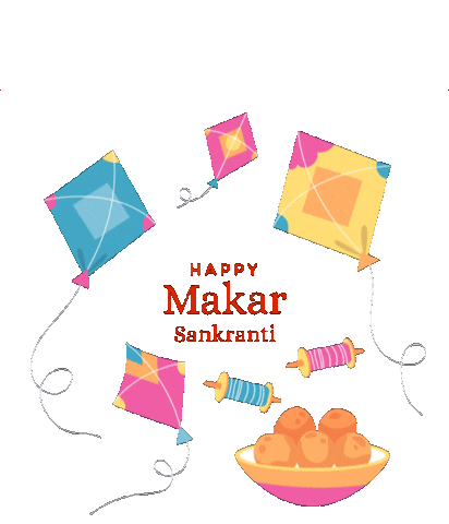 Makar Sankranti Kite Sticker by techshida for iOS & Android | GIPHY Makar Sankranti Kite Sticker by techshida for iOS & Android | GIPHY