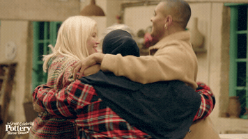 Group Hug Love GIF by The Great Pottery Throw Down