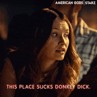 Emily Browning Starz GIF by American Gods