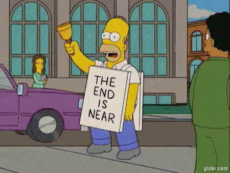the sky is falling homer GIF - the sky is falling homer GIF