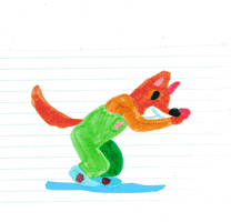 Fox Leaping GIF by Danielle Chenette
