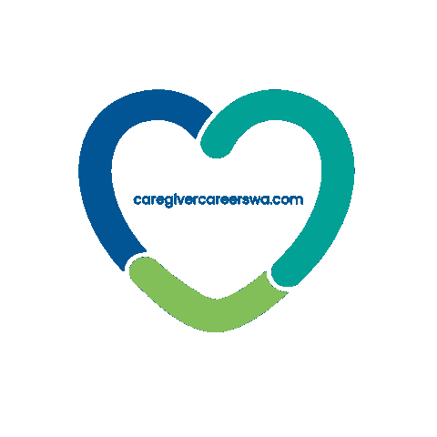 Heart Care Sticker by Caregiver Careers
