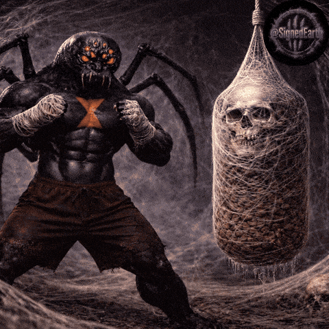 Black Widow Monster GIF