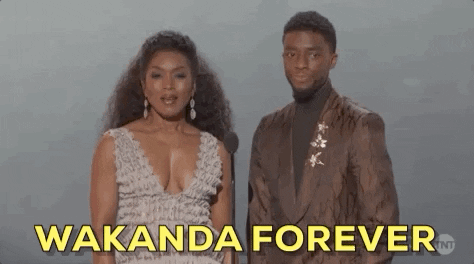 ツ)_/¯ — Assorted Wakanda Forever reaction gifs of Angela