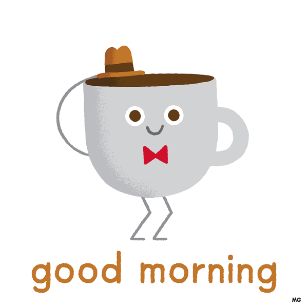 Good Morning Hello GIF by Mauro Gatti - Find & Share on GIPHY