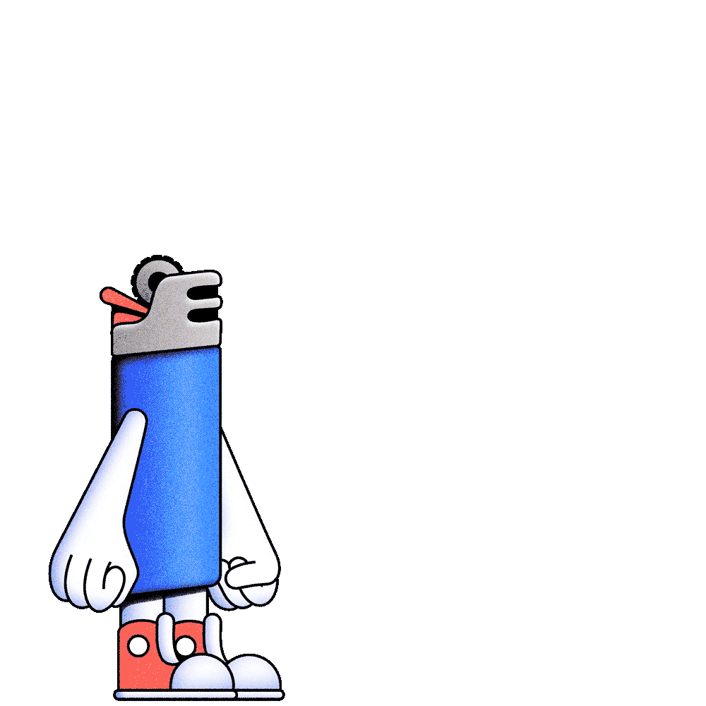 Lighter Fire Sticker by Jimmy Simpson for iOS & Android GIPHY