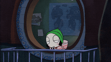 Tired Need Coffee GIF by Sarah & Duck