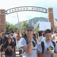 University Of Colorado Go Buffs GIF by CUBoulder