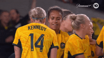 Alanna Kennedy Hug GIF by Football Australia