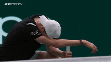Tired Falling Down GIF by Tennis TV