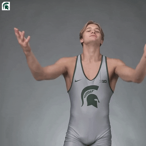 Go Green Jacob Lee GIF by Michigan State Athletics