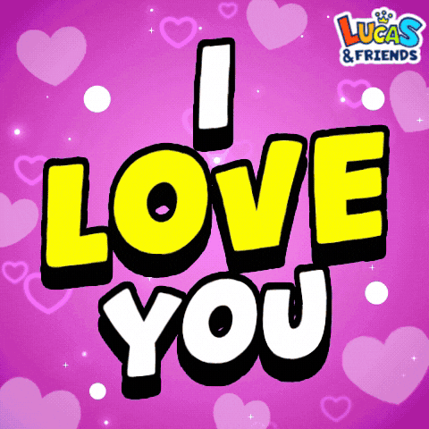 I Love You Very Much GIF by Lucas and Friends by RV AppStudios