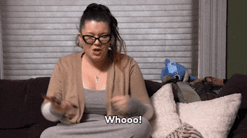 Excited Cheer GIF by Teen Mom