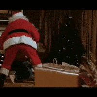 silent night deadly night horror GIF by absurdnoise