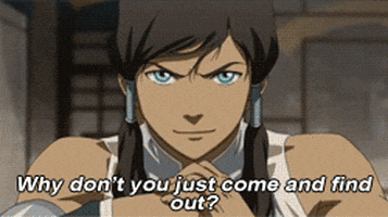 why dont you just come and find out avatar the last airbender GIF