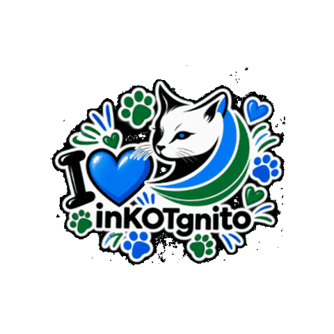Cat Kot Sticker by inKOTgnito
