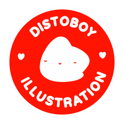Logo Illustration Sticker