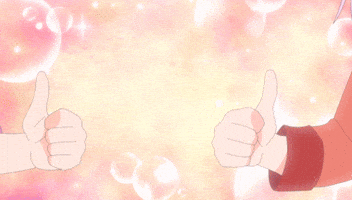 Magical Girl Thumbs Up GIF