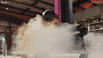Liquid Nitrogen Smoke GIF by MasterChefAU