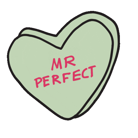 Mr Perfect Love Sticker by Darcy Miller