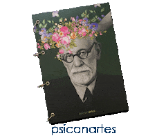 Freud Sticker by psicanartes