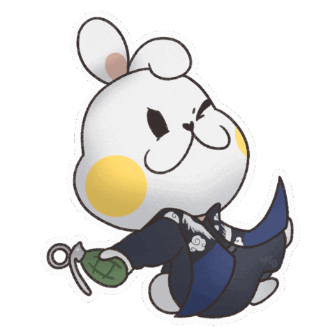 Rabbit Singapore Sticker