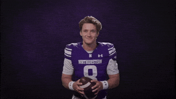 Northwestern Football Clapping GIF by Northwestern Athletics