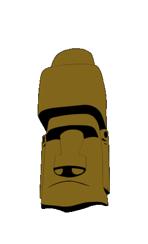 il moai Sticker